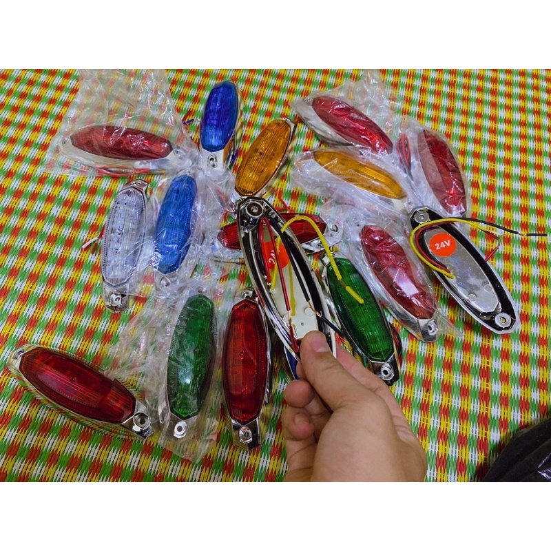 Đèn chớp nóc thùng xe tải chịu nước. Đèn hông chớp 2 chế độ SD4022 điện 12V-24V