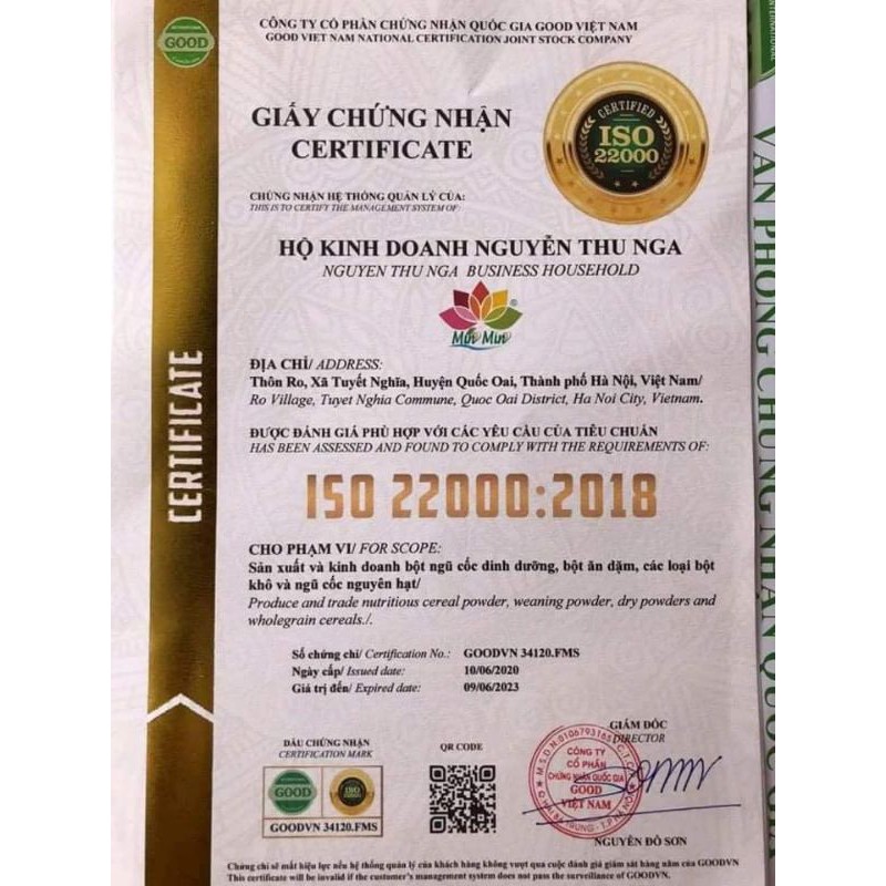 SỈ 5KG NGŨ CỐC CAO CẤP LỢI SỮA MIN MIN - NGŨ CỐC BẦU ORGANIC