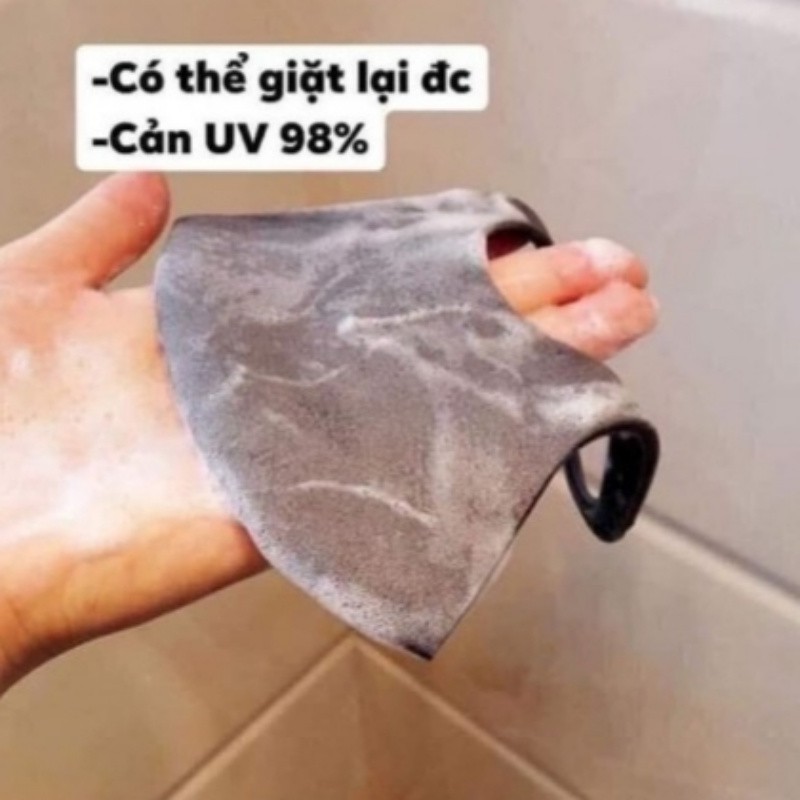 [Hàng cao cấp] Khẩu trang su 3D chống bụi, chống tia UV, tái sử dụng nhiều lần | BigBuy360 - bigbuy360.vn
