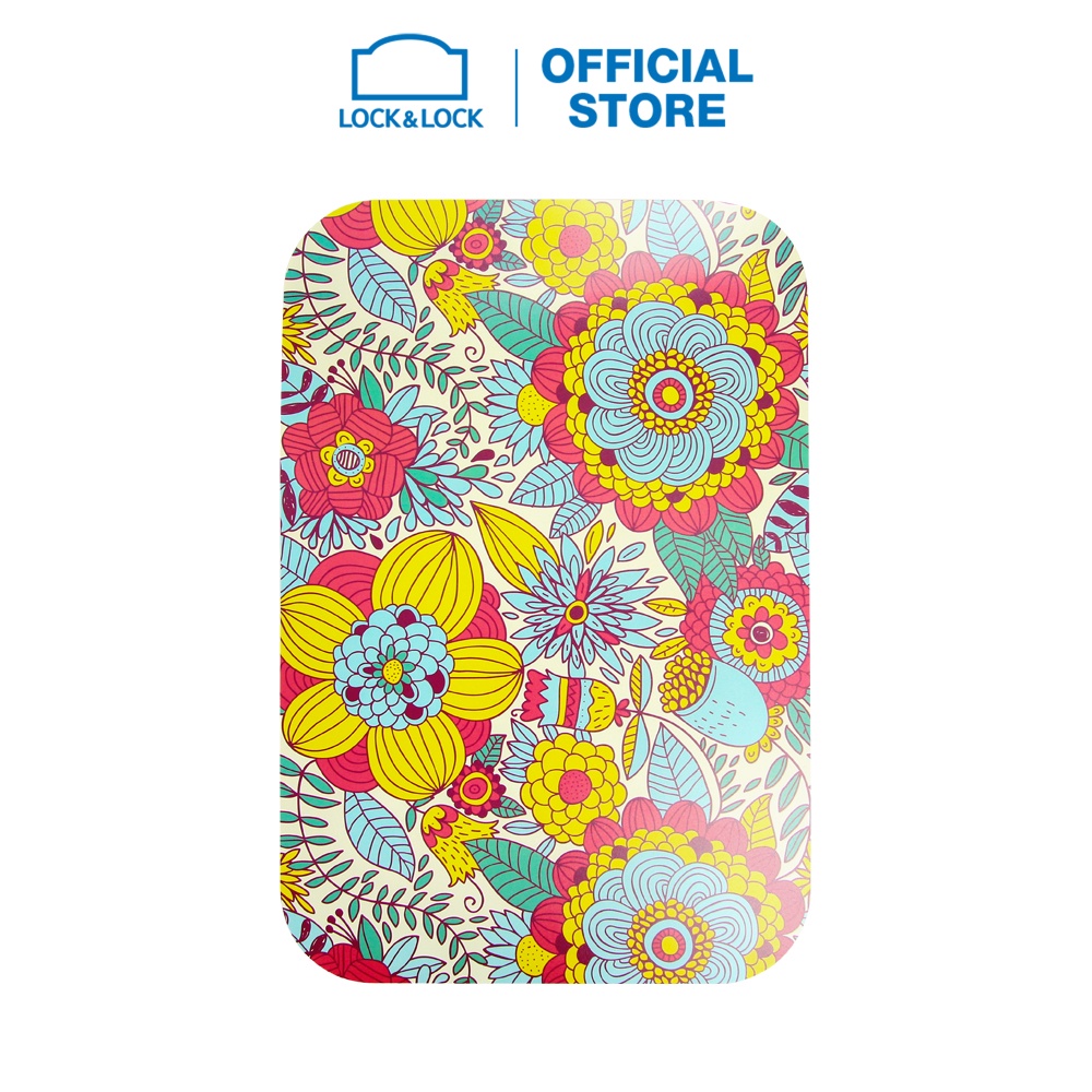 Bộ 2 tấm lót bàn ăn Lock&Lock P&Q bằng nhựa họa tiết hoa văn, 28*42cm - P-00187