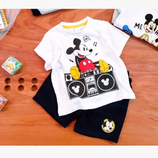 Bộ thun mickey sz 1-3y