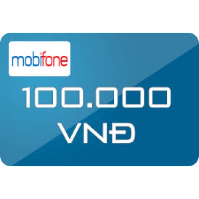Thẻ mobifone 100k