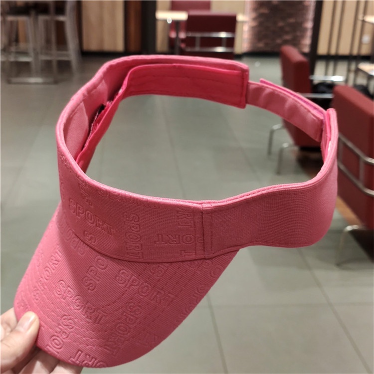 Mũ lưỡi trai hở chóp in chữ cái 3D phong cách thể thao năng động dành cho nam và nữ