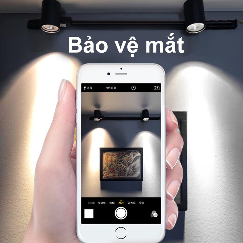 Đèn LED rọi ray CHUANGYANG COB 12W 20W 30W 40W siêu sáng tiện lợi