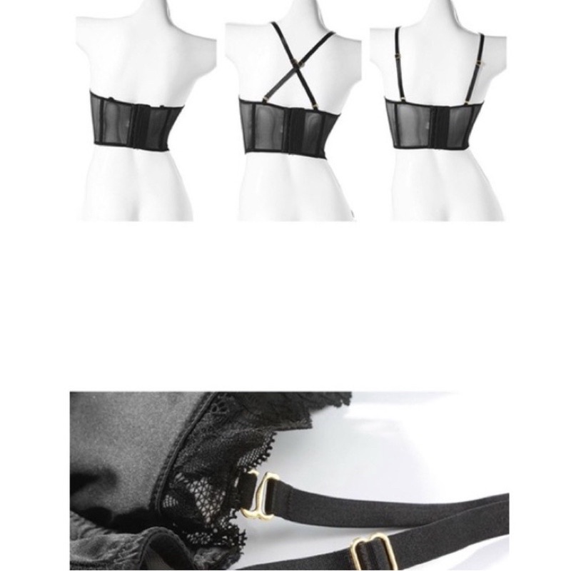 Áo Croptop Corset Nữ Phối Ren Cao Cấp Kèm Chip - Toplette Gợi Cảm - Đồ Lót Quyến Rũ - Nội Y Sexy | BigBuy360 - bigbuy360.vn