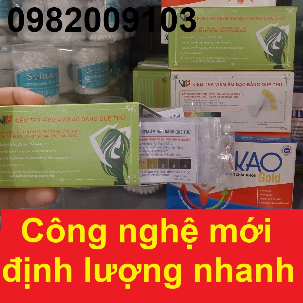 Que thử viêm nhiễm phụ khoa nhanh nhạy que test viêm âm đạo hàng chất lượng cao