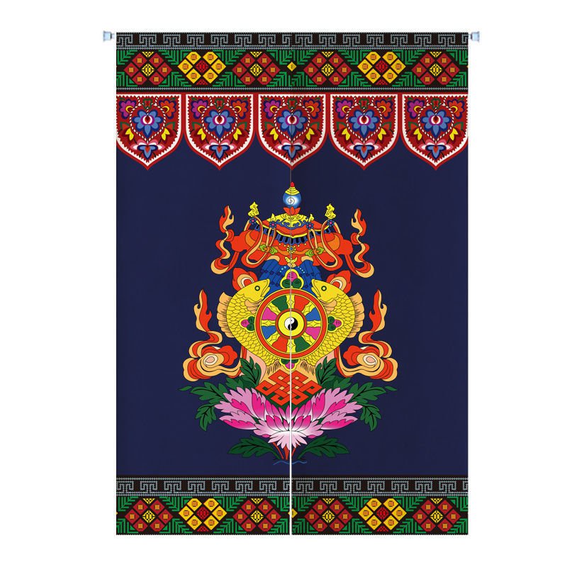 Rèm Treo Cửa Bằng Vải Phong Cách Tây Tạng b & b