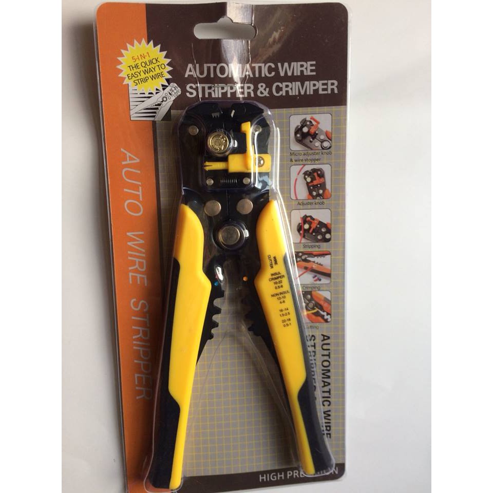 Kìm Kiềm Bấm Cos, Tuốt Dây Điện Đa Nămg