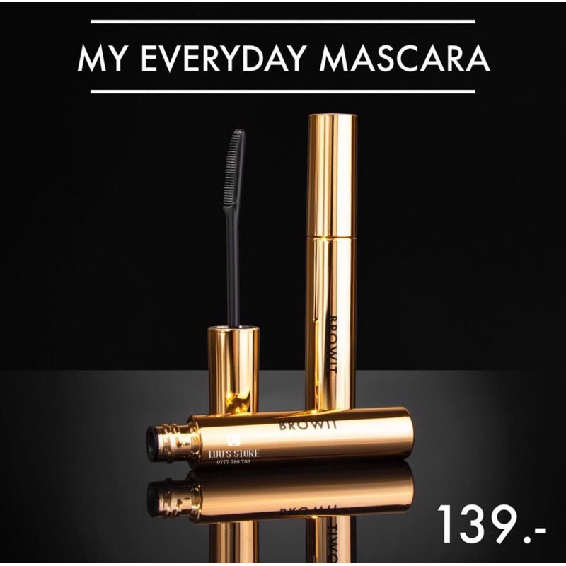 [Mã 155FMCGSALE giảm 7% đơn 500K] Mascara Browit By Nongchat My Everyday