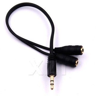 [Mã ELHACE giảm 4% đơn 300K] Jack Audio Chia 1 Thành 2 Cổng 3.5 - AUD353