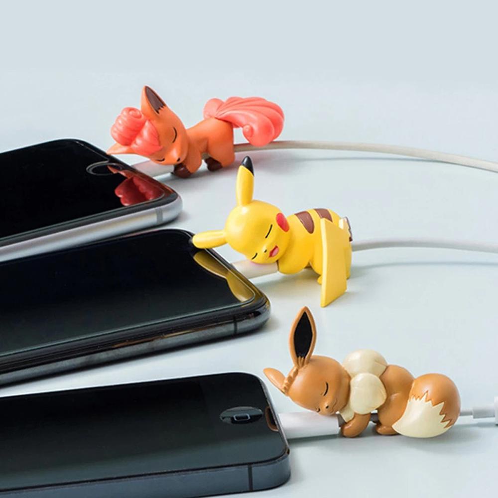 Vỏ bọc bảo vệ dây cáp sạc MMULCK hình Pikachu dễ thương ngộ nghĩnh
