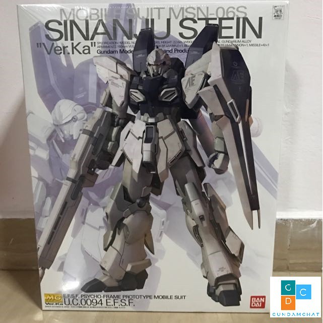 Mô hình Gundam MG MSN-06S Sinanju Stein Ver.Ka Bandai 1/100 4573102554550