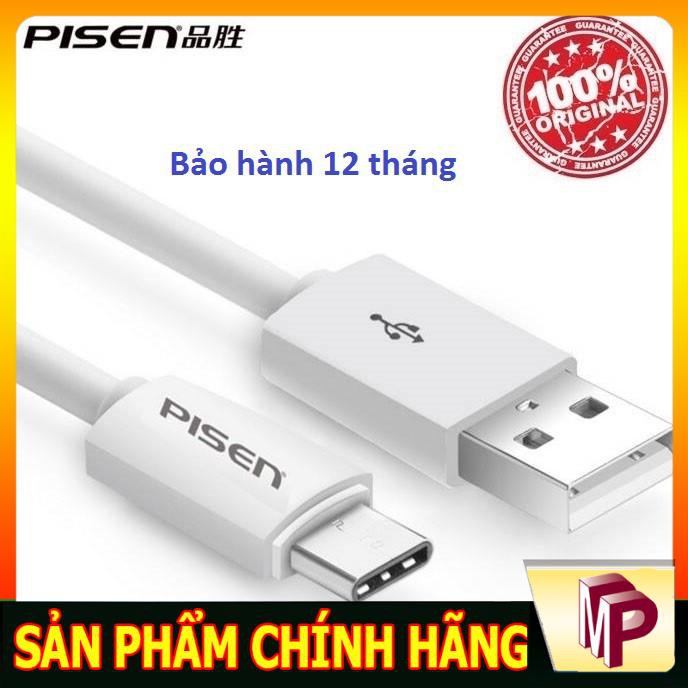 Cáp sạc tryền dữ liệu Pisen Type C - Minh Phong Store