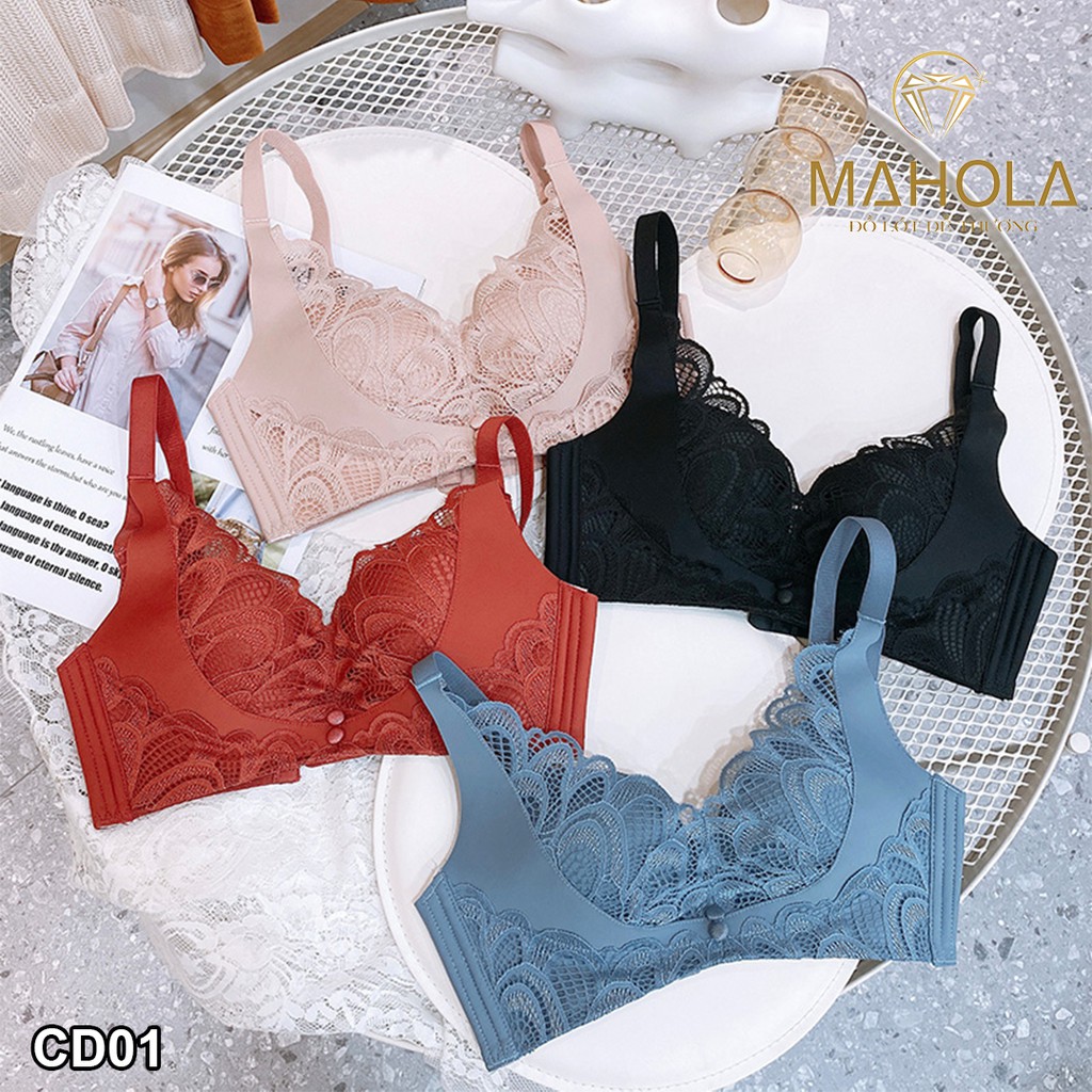 Áo lót ren định hình nâng ngực Mahola CD01