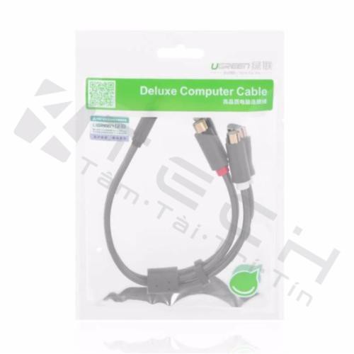 Cáp Mạng 3.5mm 2 Đầu RCA Ugreen 10547 Chính Hãng