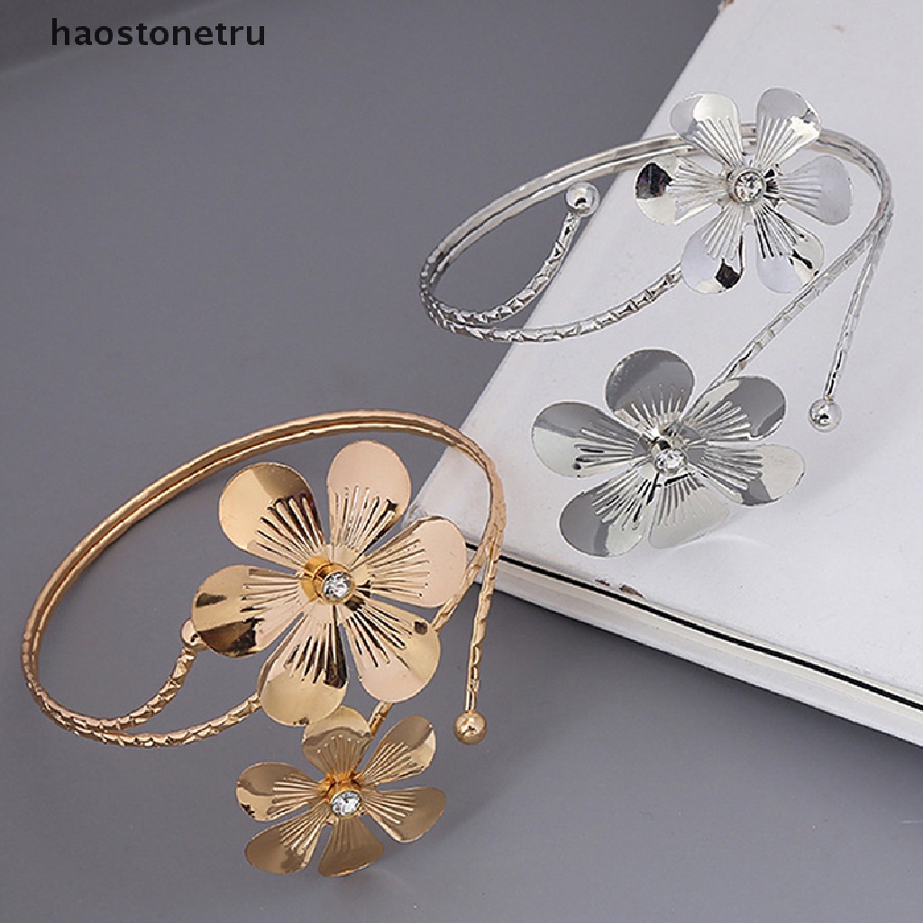Ru Vòng Đeo Bắp Tay Dạng Chuỗi Xích Bằng Kim Loại Rỗng Họa Tiết Hình Học Bướm Phong Cách Bohemian Cổ Điển n
