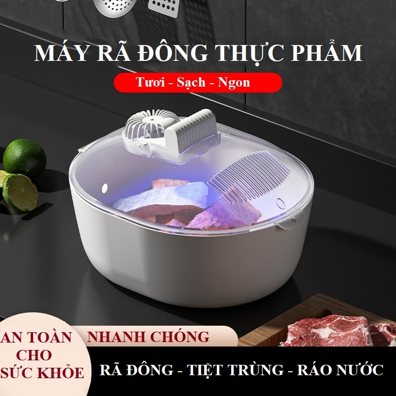 Máy rã đông thực phẩm lạnh, Máy tiệt trùng, khử trùng rau củ quả - H1079