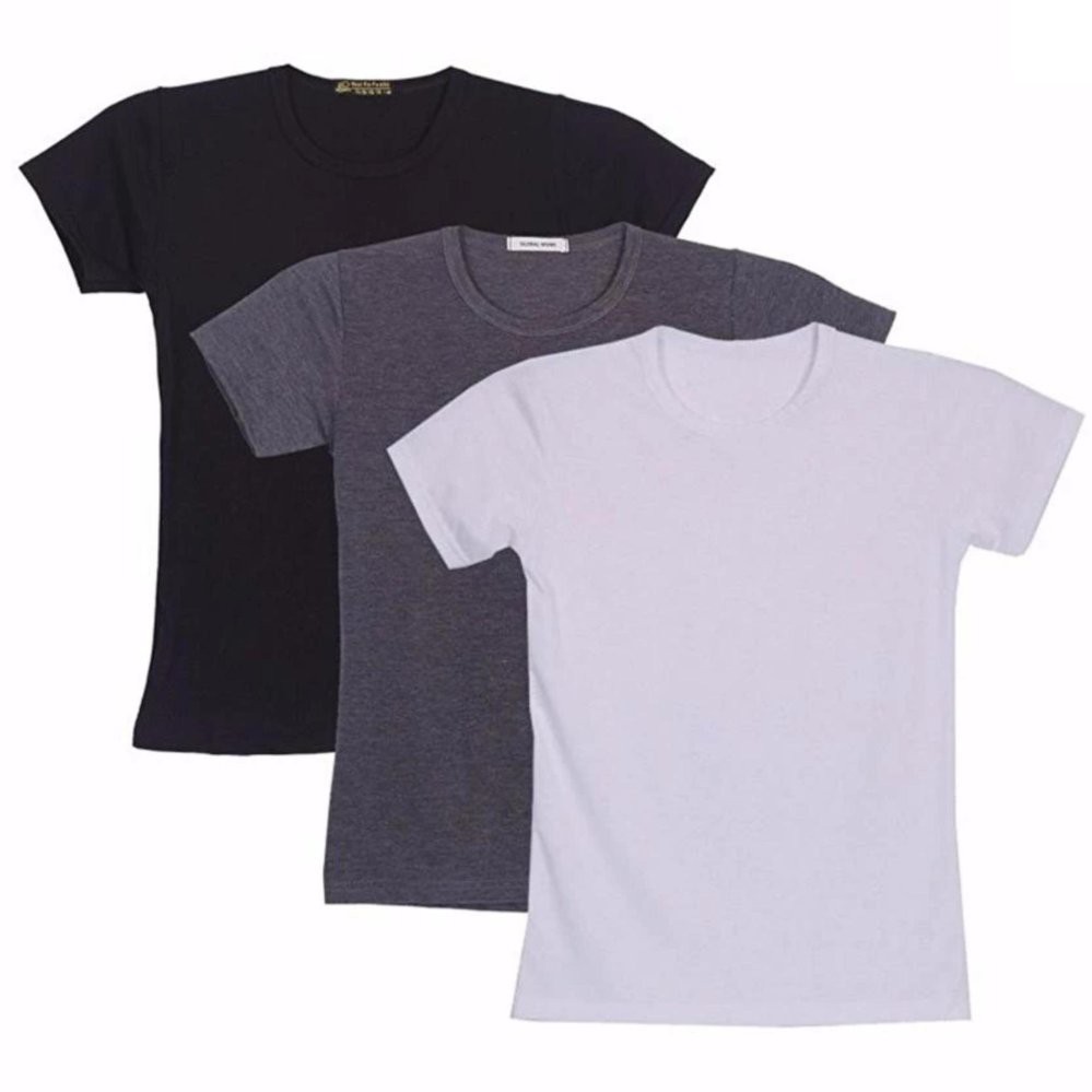 ❤️Free Ship❤️Combo 2 áo thun nam trơn cổ tròn