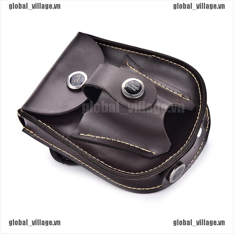 [global] Faux Leather 2In1 Hunting Slingshot Ammo Catapult Steel Balls Bearings Bag Pouch [village]