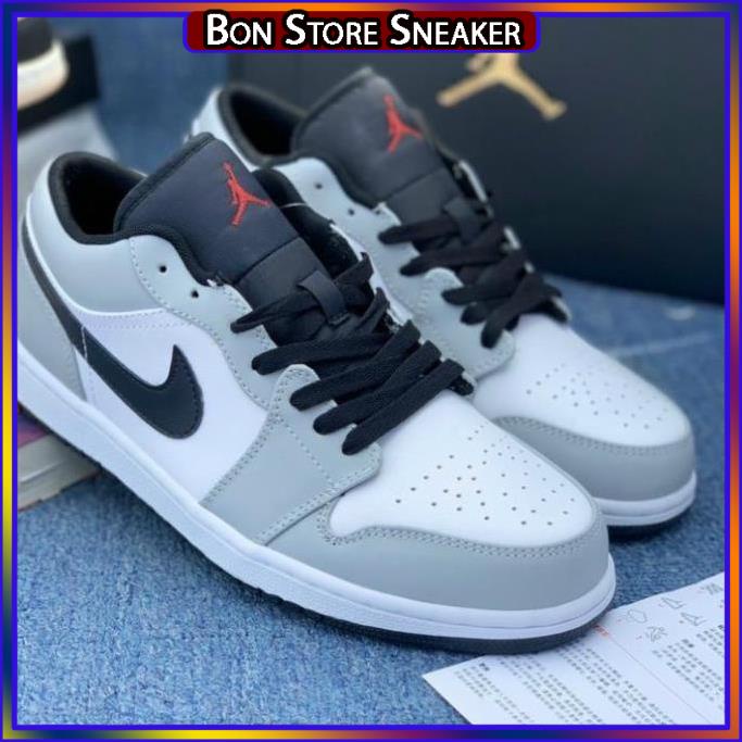 Giày thể thao Jordan 1 đen trắng cổ thấp, Giày JD low panda nam nữ siêu hot dễ phối đồ - Hàng chuẩn Full Box Bill