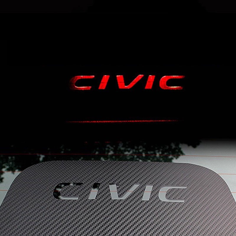 Miếng Dán Đèn Phanh Xe Bằng Sợi Carbon Cho Xe Honda Civic
