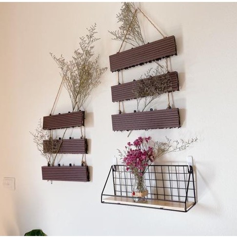 Kệ Gỗ Treo Trường Trang Trí Decor Phòng Ngủ Phòng Khách, Giá Kệ Treo Tường - Tặng Kèm Đinh Treo hoặc Miếng Dán