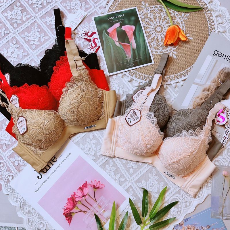 Mới cực phẩm áo lót ko gọng dày 5cm nâng ngực bản to gen mỡ đẹp xuất sắc