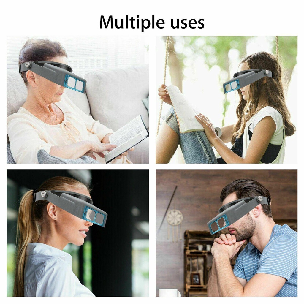 Kính Lúp Đeo Đầu Phóng Đại 1.5x, 2x, 2.5x, 3.5x