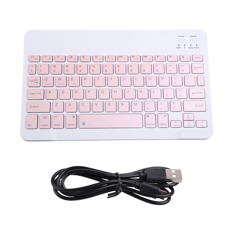 Bàn Phím Bluetooth Không Dây 10 Inch Kèm Chuột Máy Tính