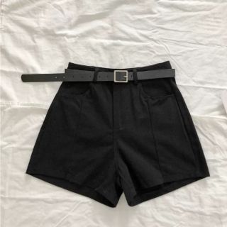 Quần short thô nữ cạp cao