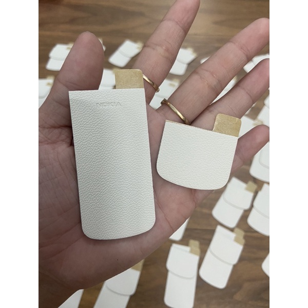 Miếng dán da  điện thoại 8800 Arte // da zin tai thỏ // Miếng dán da điện thoại 8800