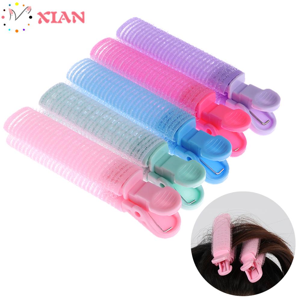 [Hàng mới về] Set 2 kẹp uốn tóc xoăn tự nhiên bằng nhựa tạo kiểu tóc nhiều màu sắc tùy chọn