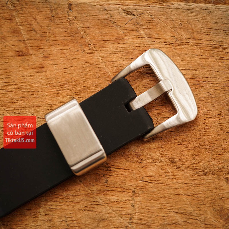 Dây đồng hồ cao su SKX007 cao cấp size 22mm khóa gài kim loại