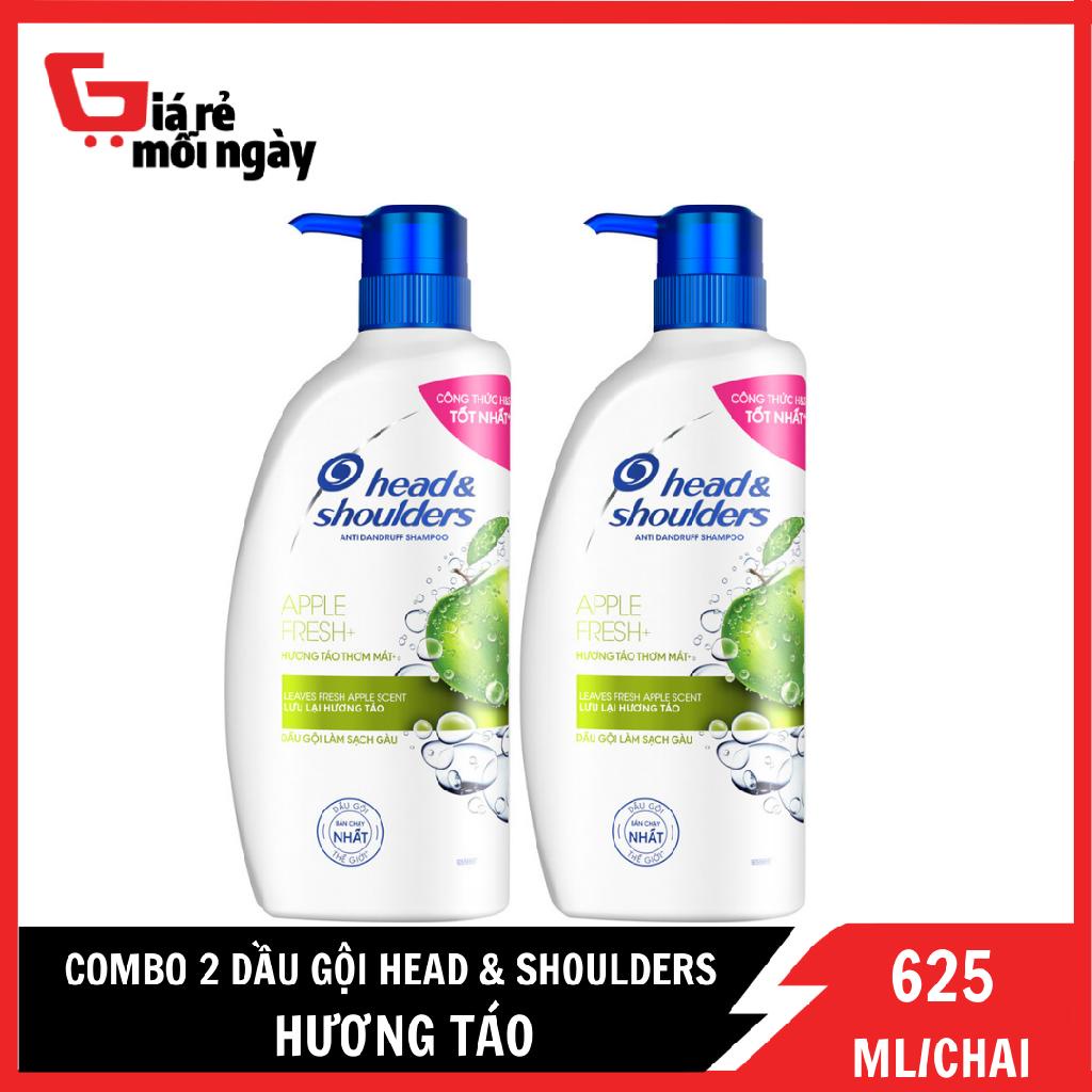 Combo 2 Dầu Gội Head &amp; Shoulders Hương Táo 625ml