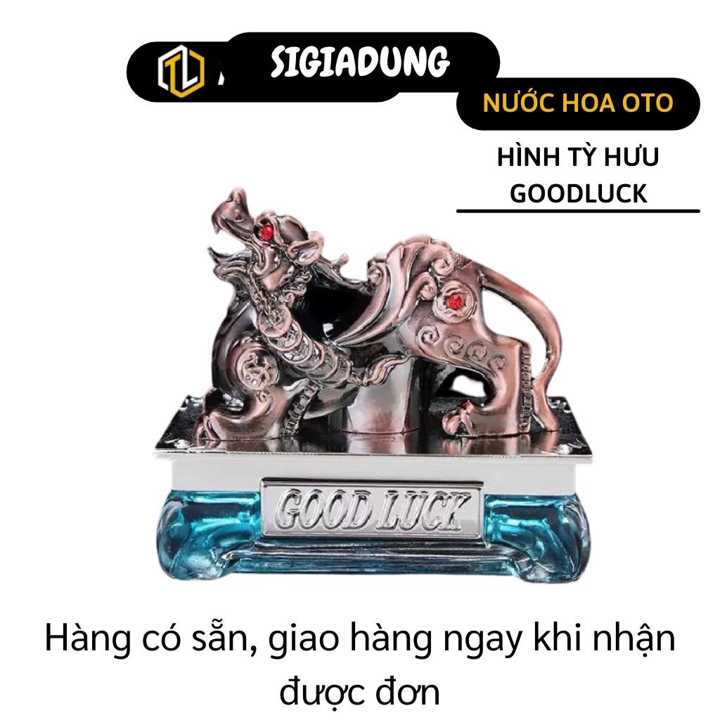 [SGD] Nước Hoa Xe Hơi - Tượng Tỳ Hưu Phong Thủy Trang Trí Đựng Nước Hoa Ô Tô 5638