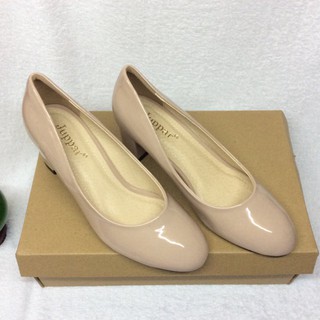 Giầy cao gót mũi tròn 5p