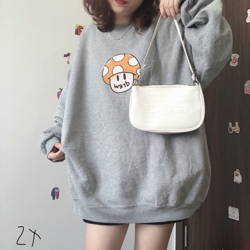 Áo SWEATER 2hand 🐛 (Muoi2hand) Áo nỉ sweater Mỹ 2hand unisex bigsize form rộng nam nữ mặc được