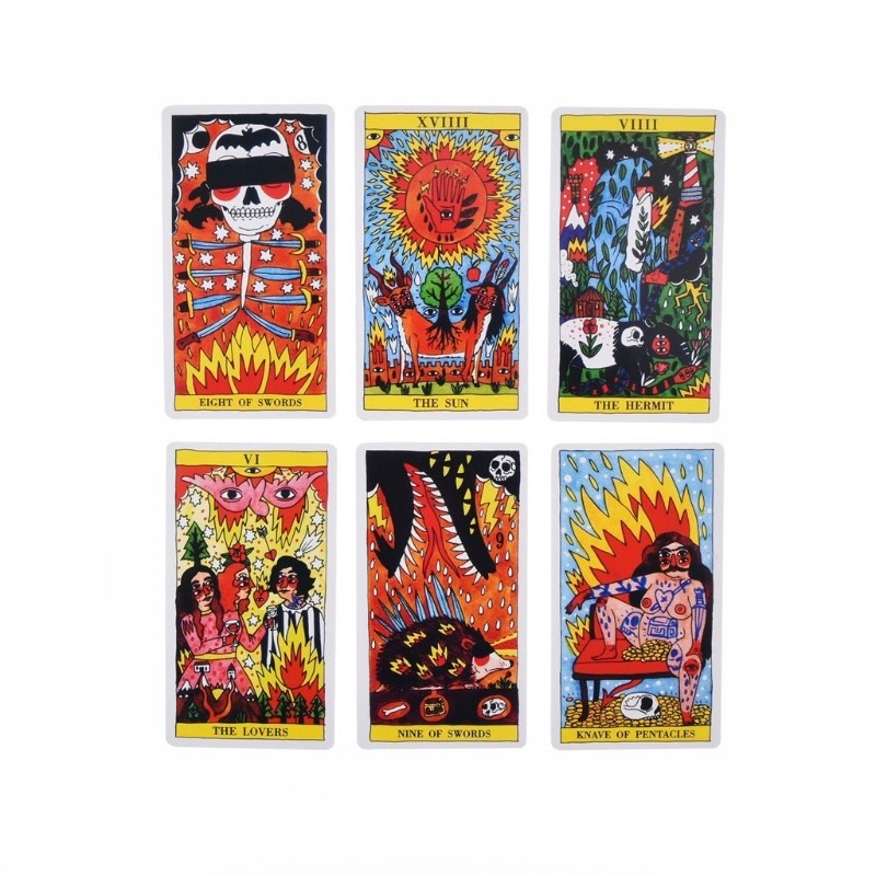 Bộ bài 78 lá Tarot del Fuego, Tác giả Ricardo Cavolo