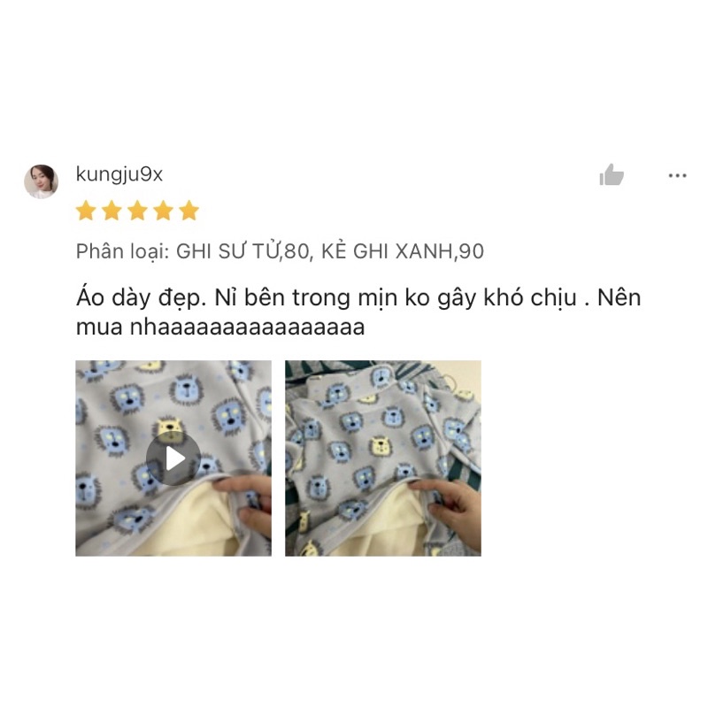 Áo nỉ lót lông thu đông cổ 3 phân dài tay giữ nhiệt hoạ tiết đáng yêu cho bé trai bé gái 1,2,3 tuổi- Hiên Viên HVAN03