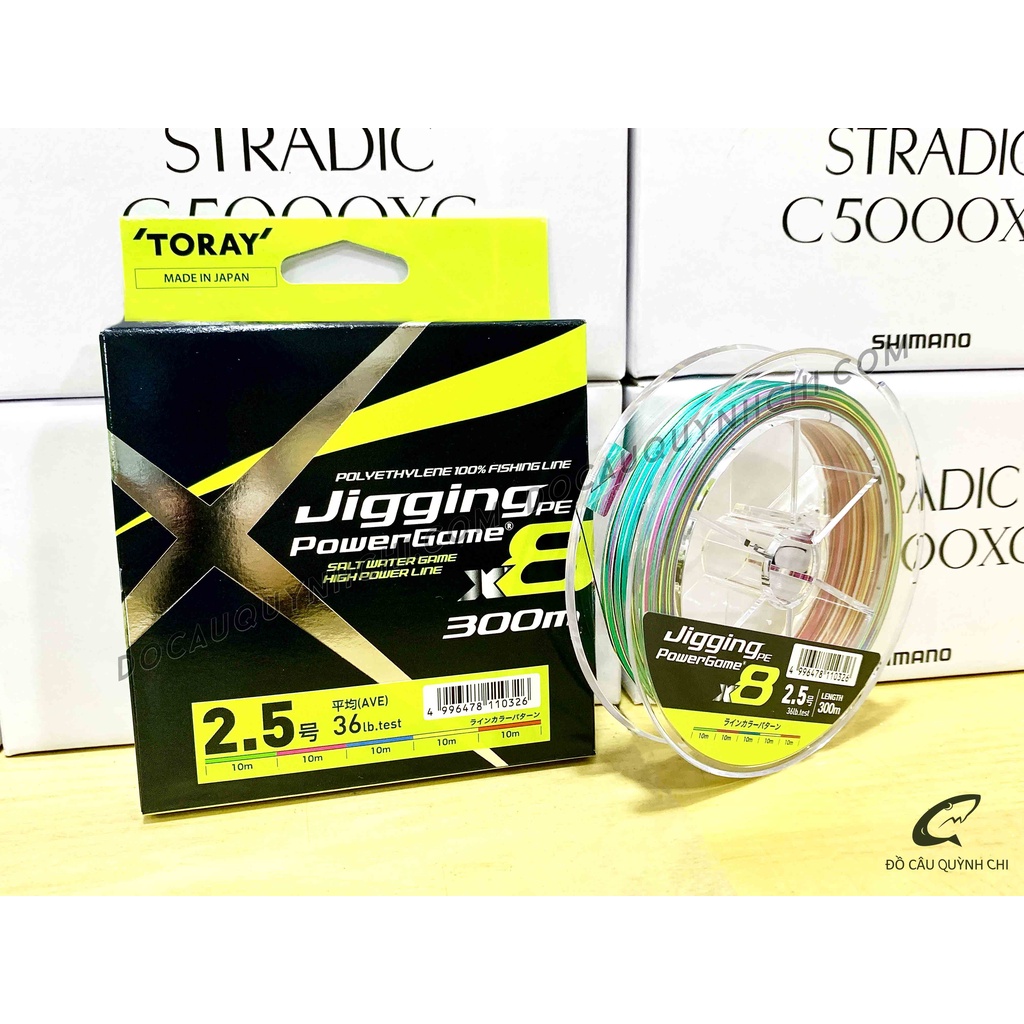 DÙ TORAY 300M: JIGGING POWER GAME X8