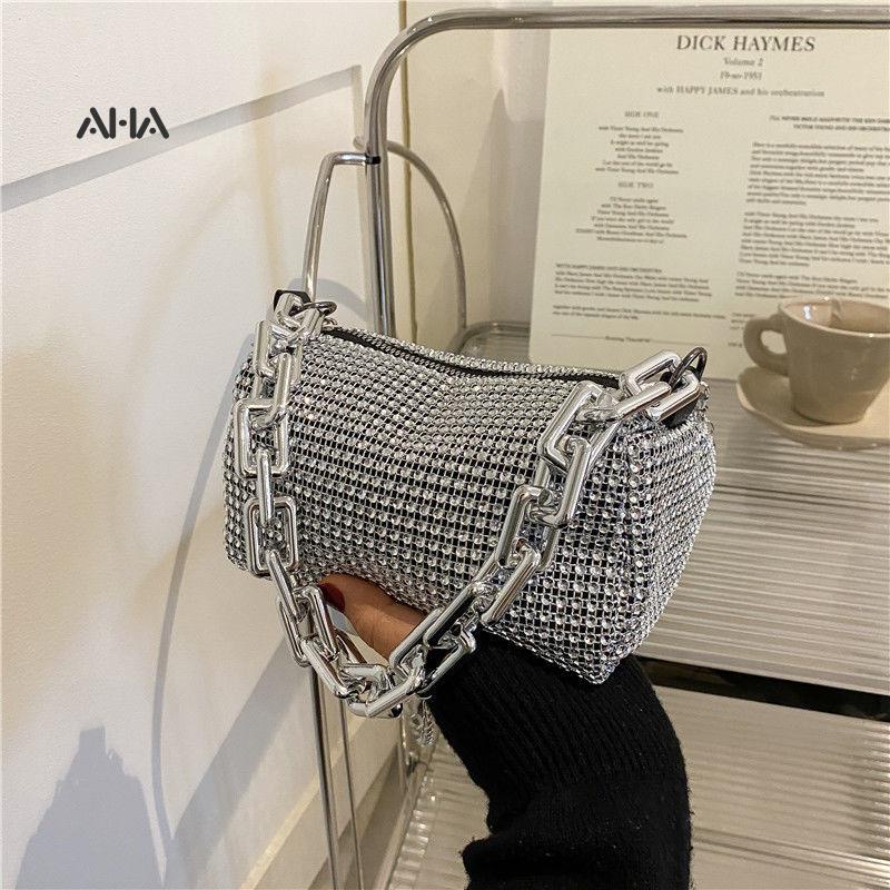 Túi đeo vai AHA official đính đá kim cương dễ phối đồ