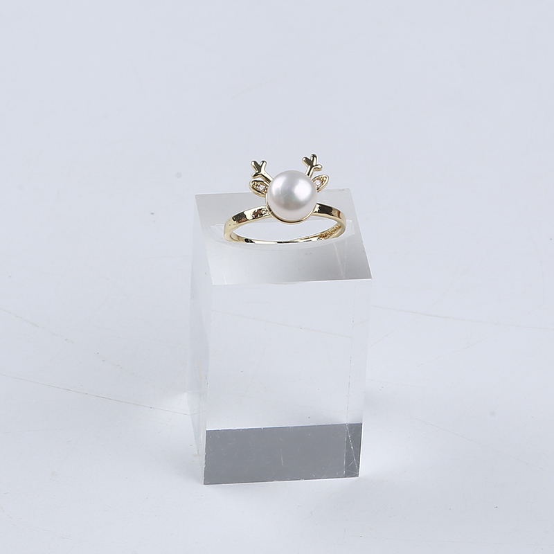 1 Chiếc Nhẫn Ngọc Trai Nước Ngọt Tự Nhiên  Phong Cách Ngọt Ngào Bán Sỉ