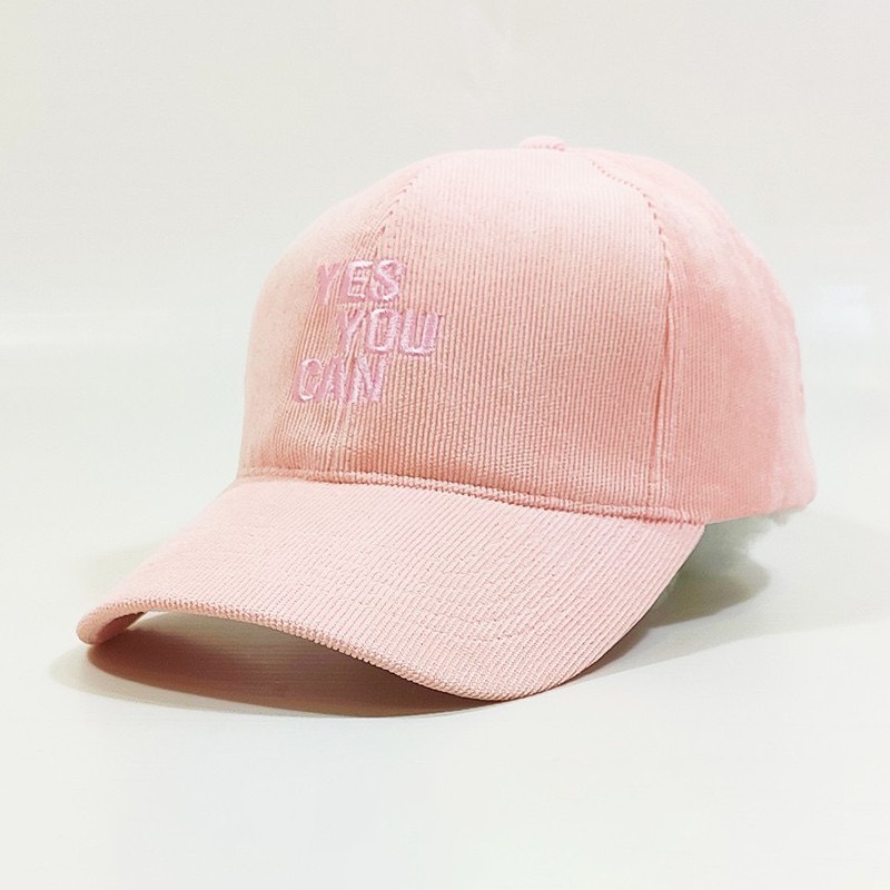 Mũ Lưỡi Trai Nón Kết Thêu Chữ Yes You Can 347 Phong Cách Ulzzang Form Unisex Nam Nữ - Hazo