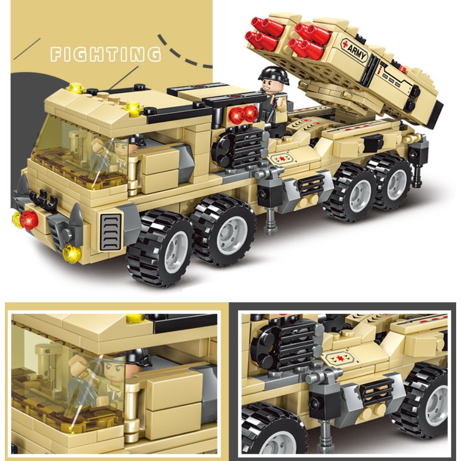 BỘ ĐỒ CHƠI XẾP HÌNH XE TĂNG Chiến Đấu, XE BỌC THÉP, XE PHÁO, Xe Quân Đội, cảnh sát swat