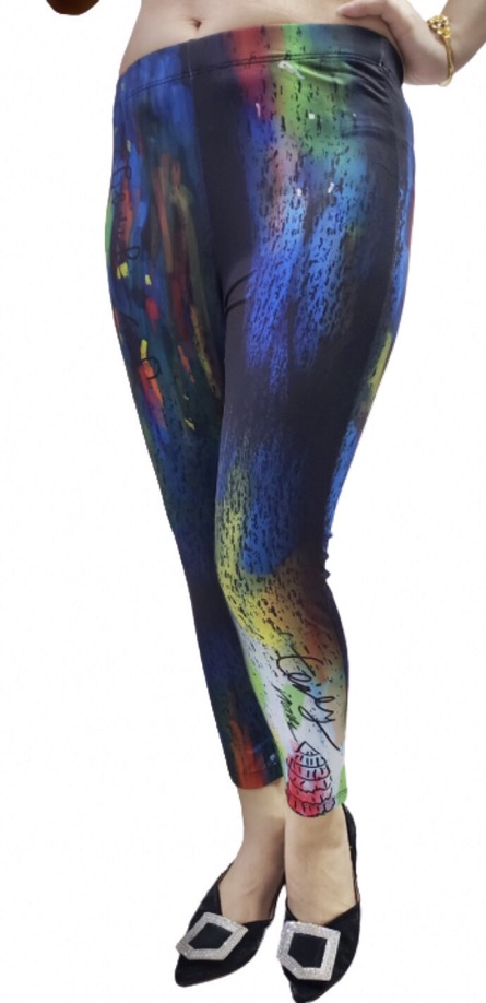 Quần legging Thun Lạnh In 3D Nữ 45kg -60kg sale80