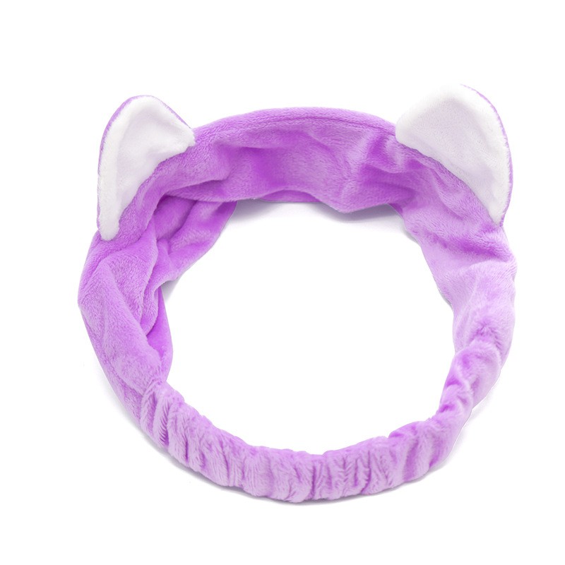 Turban băng đô rửa mặt tai thỏ cute xinh xắn dễ thương