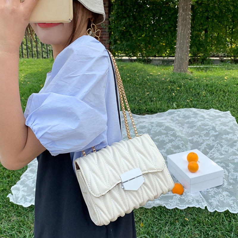 IELGY Fashion Chain Crossbody Shoulder Bag Versatile Ladies