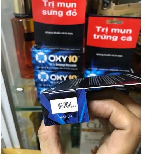 Kem ngừa mụn bọc và mụn sưng đỏ Oxy 10 (10g)