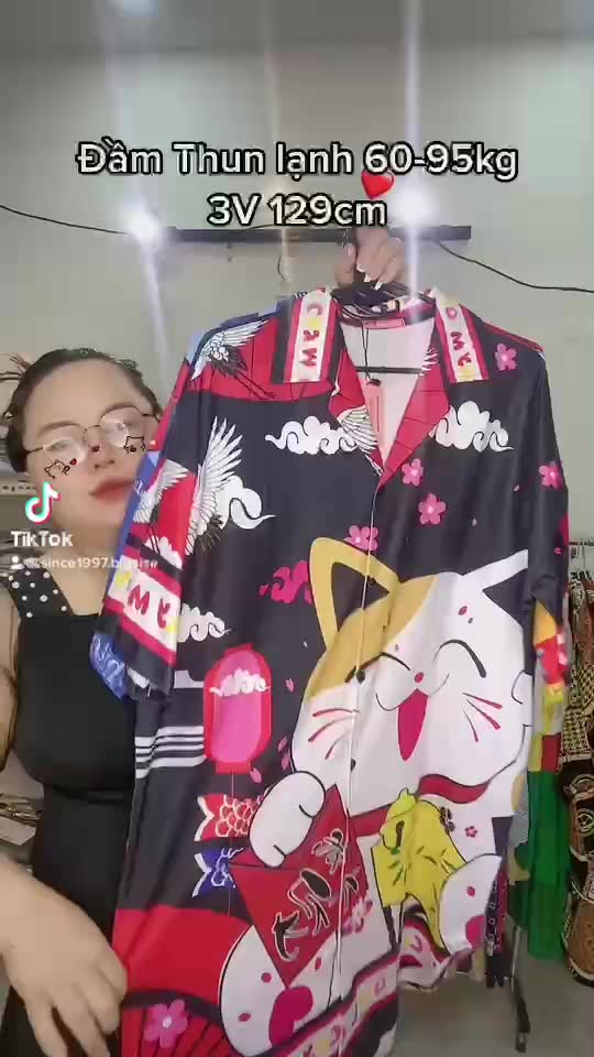 Đồ bộ bigsize ĐẦM THUN LẠNH 5D 60-90kg Pijama đầm ngủ Bigsize, Pijama Thun Lạnh cao cấp mềm mại và sang trọng | BigBuy360 - bigbuy360.vn