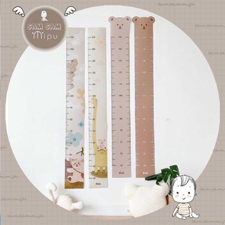 Thước Đo Chiều Cao Dán Tường Cho Bé Hoạ Tiết Dễ Thương Chất Liệu Vải PVC Không Thấm Nước - Shop Mẹ Sam